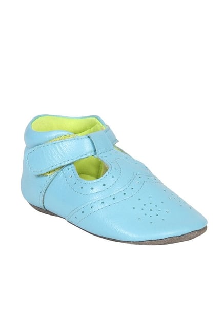 Beanz Kids Angel Pramy Blue Velcro Shoes