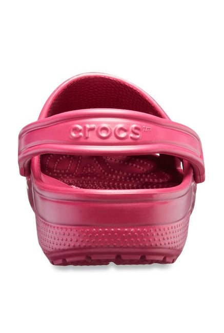 crocs classic pomegranate