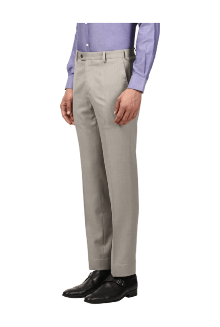 Buy Raymond Black Checks Trousers for Men Online @ Tata CLiQ