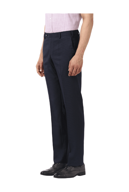 Buy Black Trousers & Pants for Men by PARK AVENUE Online | Ajio.com