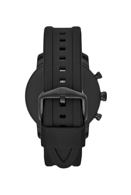 fossil men grey explorist hr smartwatch ftw4012