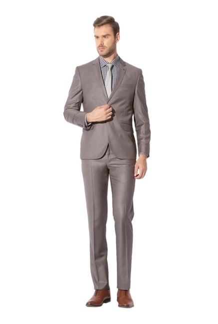 Van Heusen Grey Slim Fit Two Piece Suit
