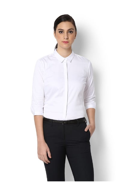 white formal shirt women