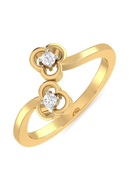 PC Jeweller The Jeevitha 18kt Diamond Yellow Gold ring Price in India - Buy PC  Jeweller The Jeevitha 18kt Diamond Yellow Gold ring online at Flipkart.com