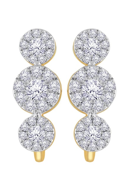 Buy Mine Diamond Earring MRGGEN336ER1 for Women Online | Malabar Gold &  Diamonds