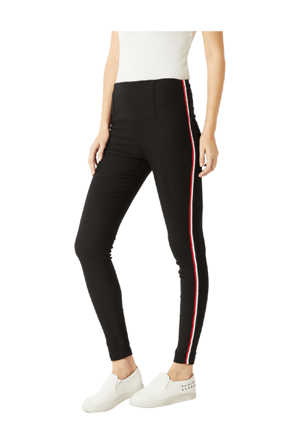 Miss Chase Black Slim Fit Jeggings