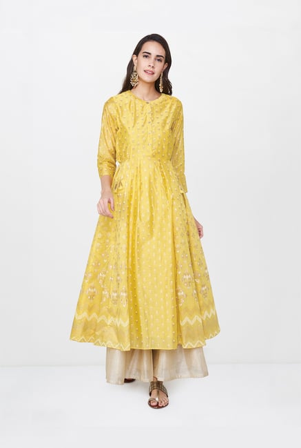 global desi yellow dress