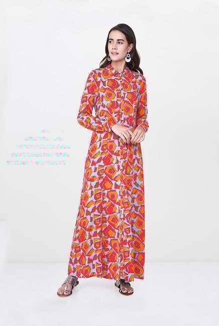 maxi dresses tata cliq