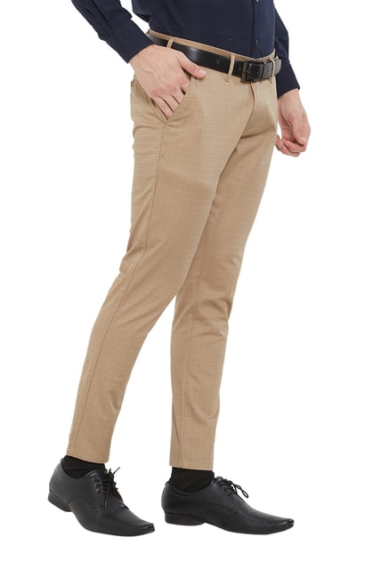 Killer cream color solid cotton trouser - G3-MCT0698 | G3fashion.com
