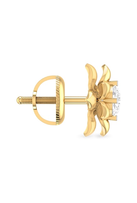 diamond earrings pc jeweller