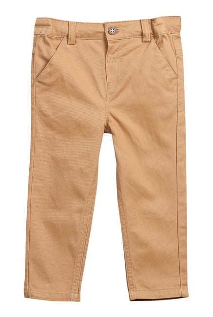 Beebay Kids Beige Textured Trousers