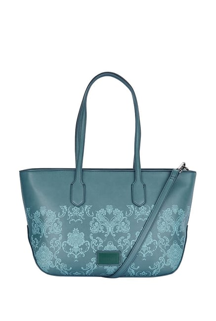 Buy Caprese Kashmir Teal Green Printed Shoulder Bag For Women At