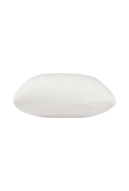 The White Willow White Solid Memory Foam Cushion - Set of 1