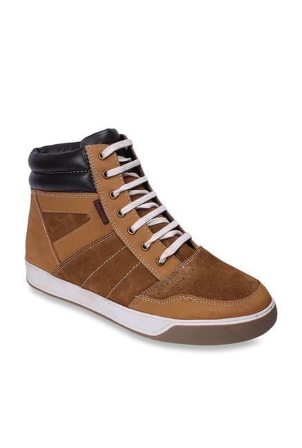 Red Chief Men's Camel Ankle High Sneakers