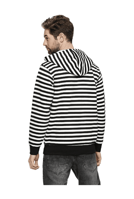 Black and white striped sweatshirt cheap mens