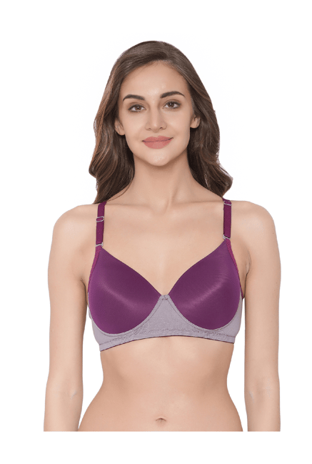 Buy Clovia Red Lace Full Coverage Non-Wired T-Shirt Bra for Women's Online  @ Tata CLiQ