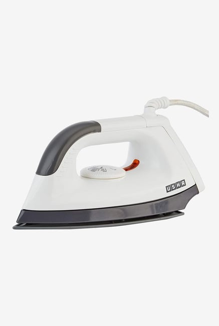 Usha 1602 1000 W Dry Iron  (WHIITE, Black)