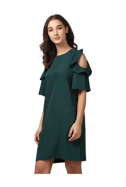 Harpa Green Above Knee Dress Price in India
