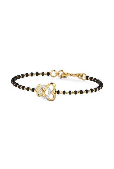 Mangalsutra Bracelet Design in Gold - Perrian | Blog