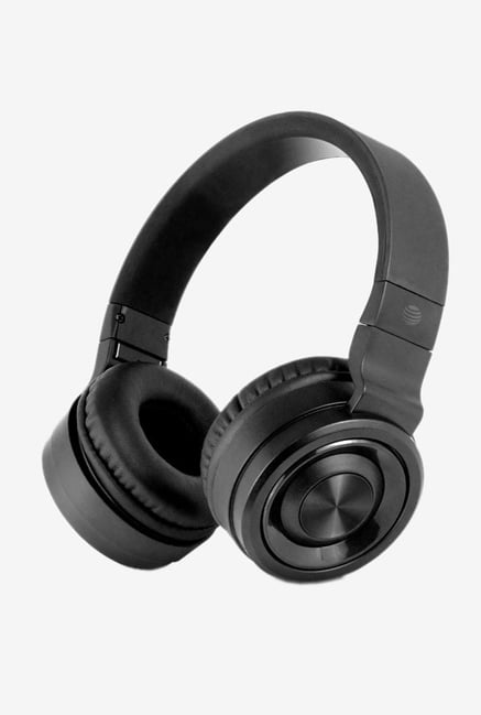 AT&T PBH20 Over-Ear Stereo Bluetooth Headphones with Built in Mic (Black)