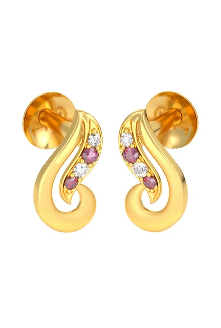 Buy Joyalukkas 22 kt Gold Earrings Online At Best Price @ Tata CLiQ