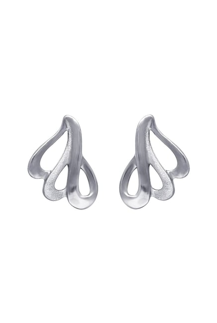 Buy Vivity Platinum Stainless Steel Earrings Men Women Boys Girls  Online at Best Prices in India  JioMart