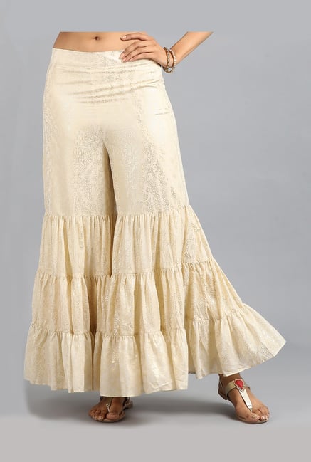 Buy W Womens Embellished Sharara Pants | Shoppers Stop