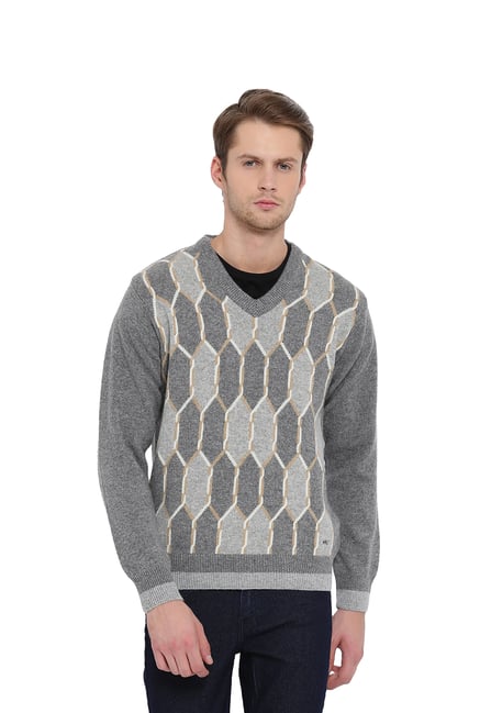 Buy Monte Carlo Grey Sweater for Men's Online Tata CLiQ