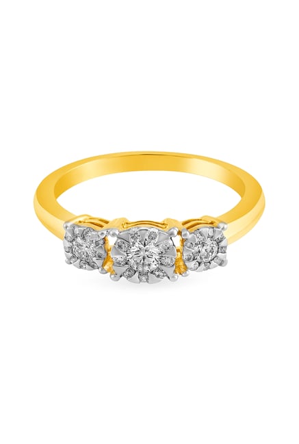 Buy Tanishq 18 kt Gold & Diamond Ring Online At Best Price @ Tata CLiQ