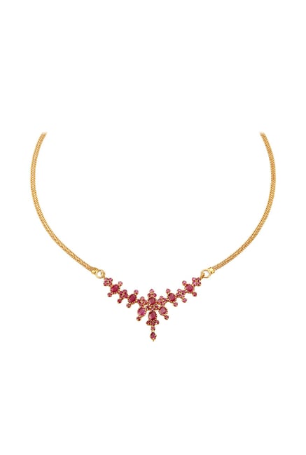 Buy Tanishq 22 kt Gold Necklace Online 