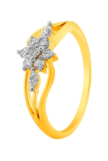 Buy Tanishq 18 kt Gold Diamond Ring Online At Best Price Tata CLiQ