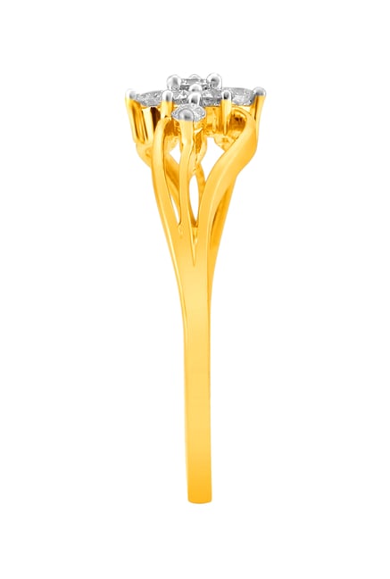 Buy Tanishq 18 kt Gold Diamond Ring Online At Best Price Tata CLiQ