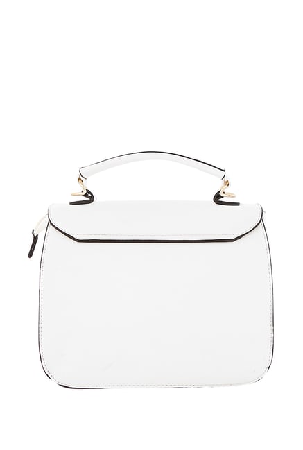 Buy Lavie Memantine White Eyelet Handbag For Women At Best Price