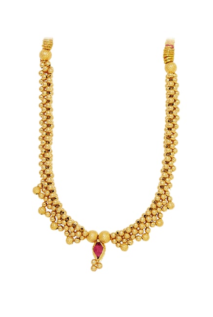 Waman Hari Pethe Jewellers 22 kt Gold Necklace from Waman Hari Pethe ...