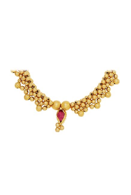 Waman Hari Pethe Jewellers 22 kt Gold Necklace from Waman Hari Pethe ...