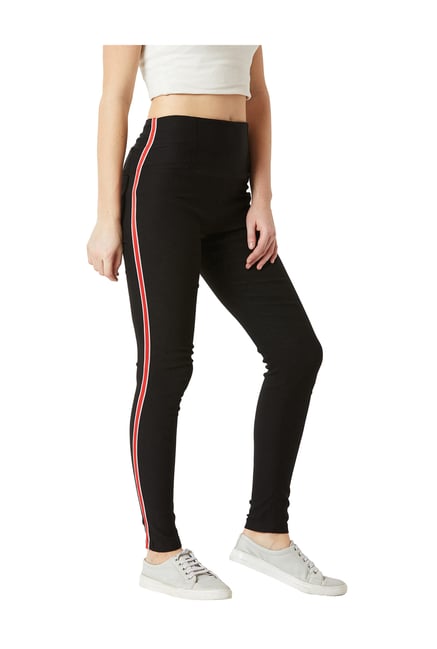 Buy Miss Chase Black Slim Fit Jeggings for Women Online @ Tata CLiQ