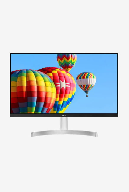 LG 24MK600M-W 60.4 cm (23.8 Inch) Borderless IPS Monitor (Black)