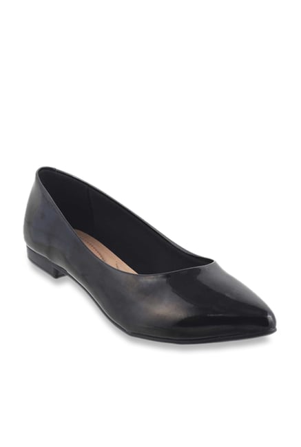 Flat Shoes Mochi J Fontini Buy Women Black Casual Ballerinas