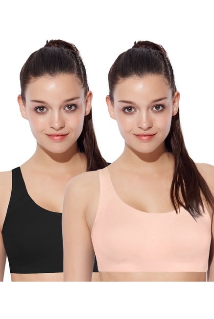 Buy Enamor Black Non Wired Non Padded T-Shirt Bra for Women Online @ Tata  CLiQ