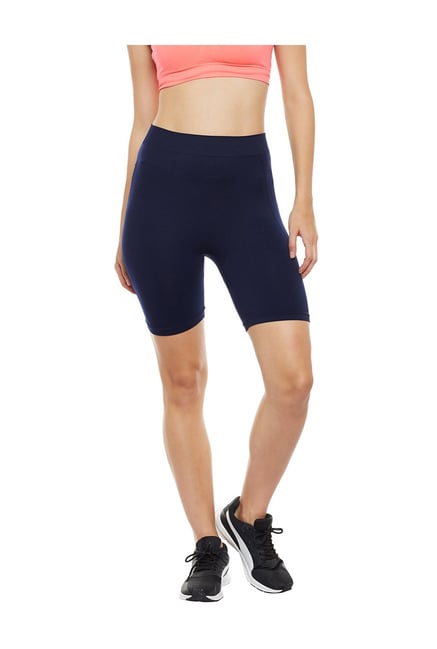Buy C9 Navy Regular Fit Sports Shorts for Women Online Tata CLiQ