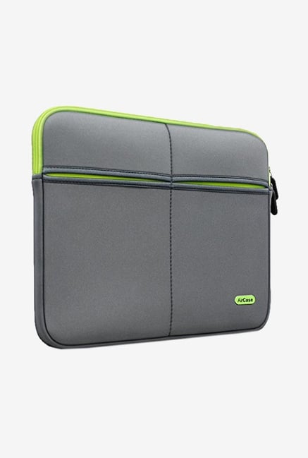 AirCase AP-MS-207 14 inch Laptop Sleeve with 6 Multi-Utility Pockets (Grey)