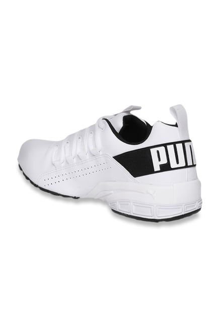 puma hexa dot idp white running shoes