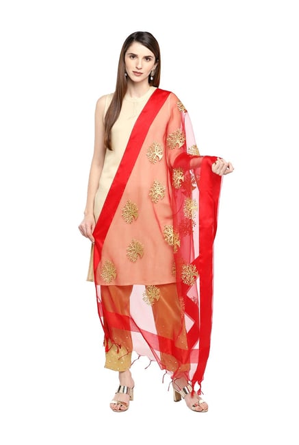 Dupatta Bazaar Red Dupatta