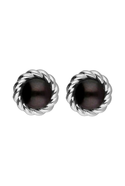 Sri Jagdamba Pearls 92.5 Sterling Silver Earrings-image-49