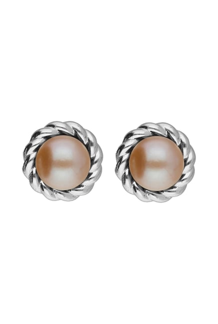 Sri Jagdamba Pearls 92.5 Sterling Silver Earrings-picture-28