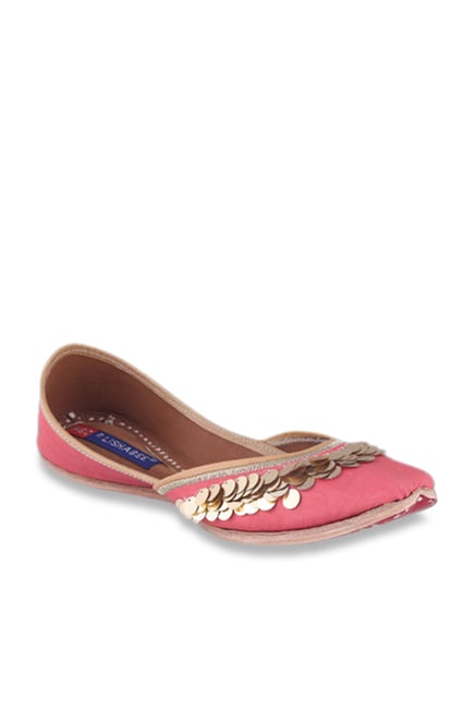 Lishabee by MSC Pink Ethnic Juttis