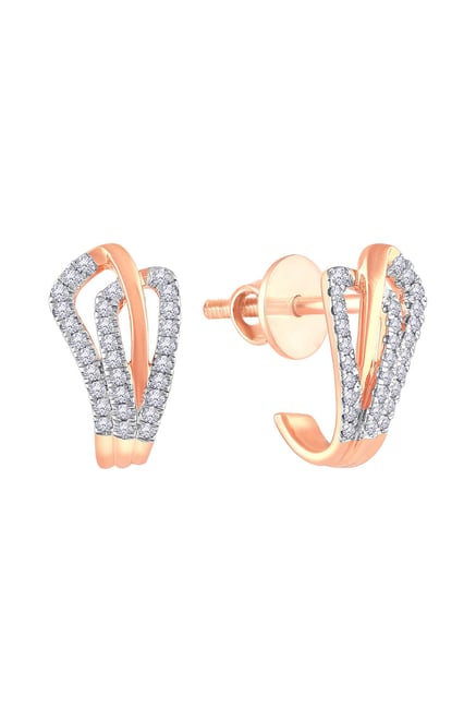 Buy Colour Round Diamond Stud Earrings Online