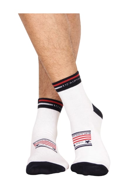 Jockey White Ankle Length Socks 7001