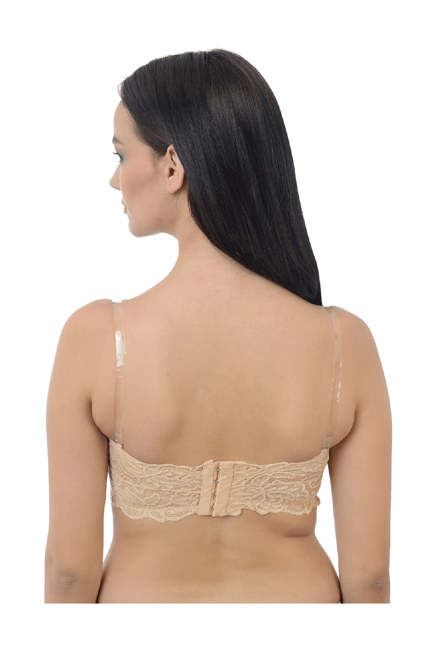 Da Intimo Beige Non Wired Padded T-Shirt Bra-picture-35