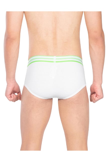 Buy Jockey White Regular Fit Briefs - SP05 for Men Online @ Tata CLiQ